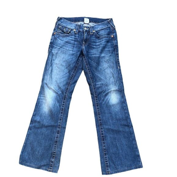 True Religion Jeans Size 30 BILLY Blue - Picture 2 of 6
